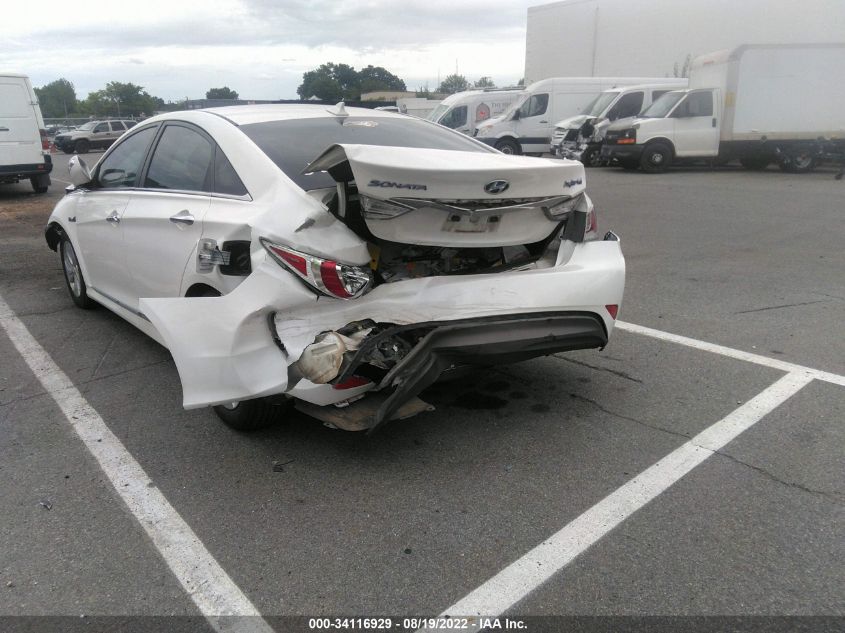 2014 HYUNDAI SONATA HYBRID KMHEC4A41EA114589