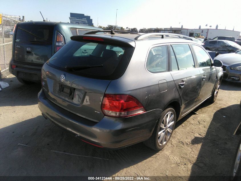 2014 VOLKSWAGEN JETTA SPORTWAGEN TDI W/SUNROOF 3VWPL7AJ9EM628498