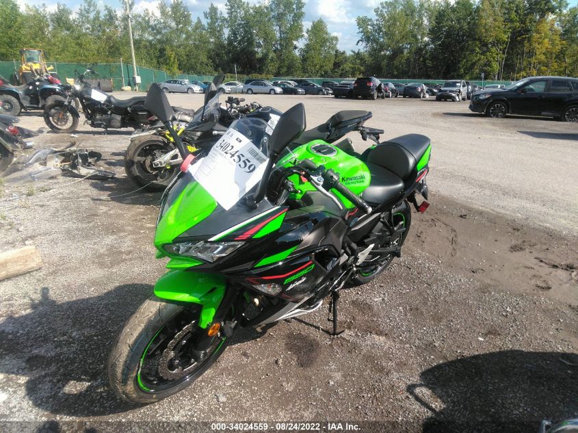 2022 KAWASAKI EX650 N ML5EXEN12NDA72394