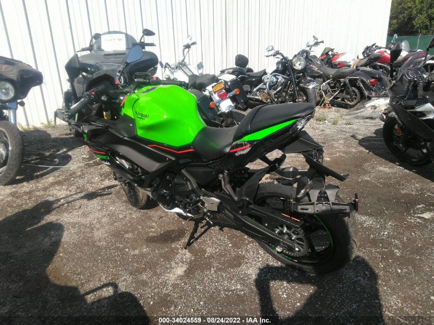2022 KAWASAKI EX650 N ML5EXEN12NDA72394