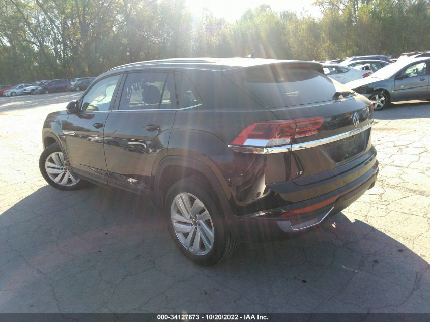 2021 VOLKSWAGEN ATLAS CROSS SPORT 2.0T SE W/TECHNOLOGY - 1V2WC2CA0MC229962