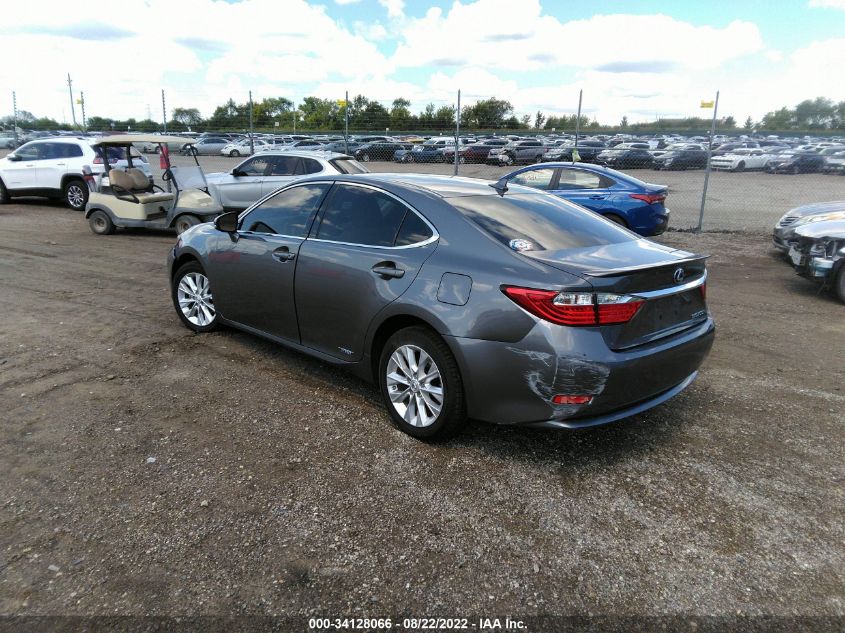 2014 LEXUS ES 300H HYBRID JTHBW1GG9E2061213