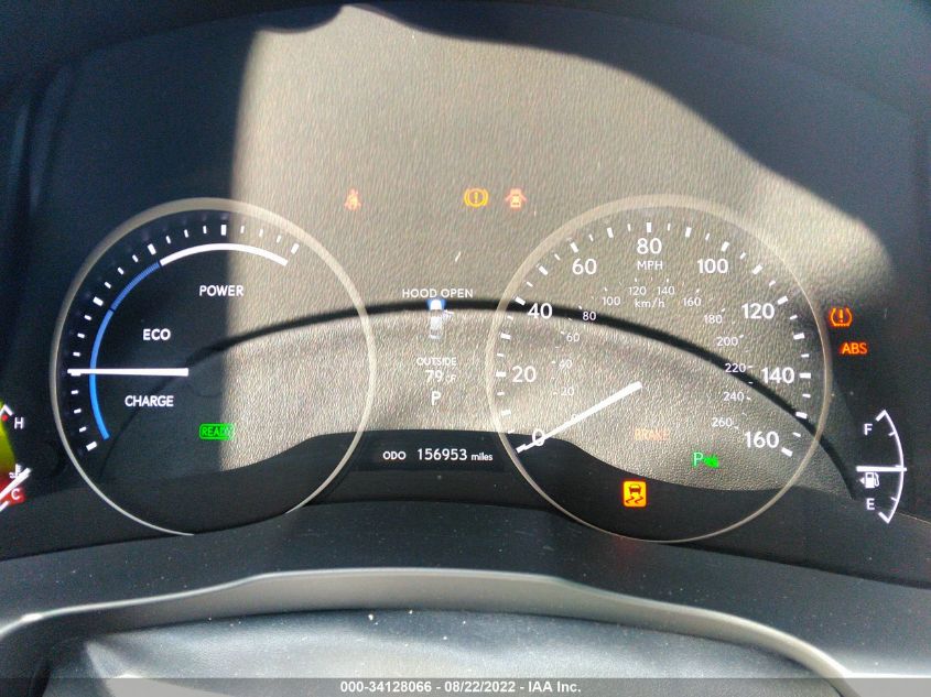 2014 LEXUS ES 300H HYBRID JTHBW1GG9E2061213