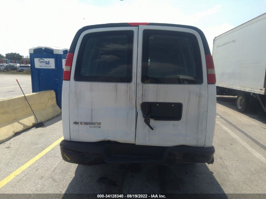 2015 CHEVROLET EXPRESS CARGO VAN 1GCWGFCF9F1108306