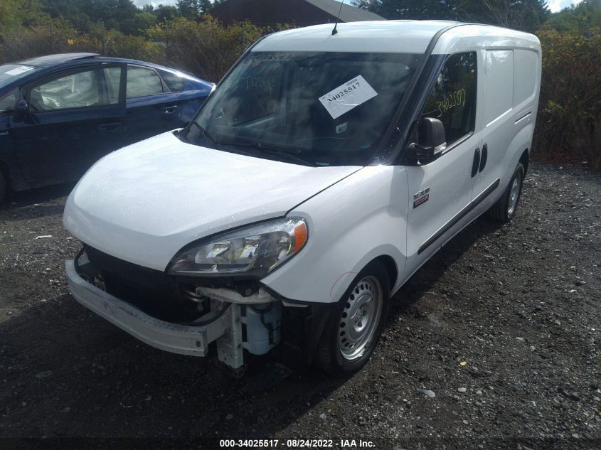 2015 RAM PROMASTER CITY CARGO VAN TRADESMAN ZFBERFAT3F6976810