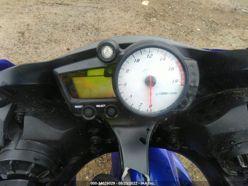 2008 YAMAHA YZFR6 S JYARJ06E88A038990