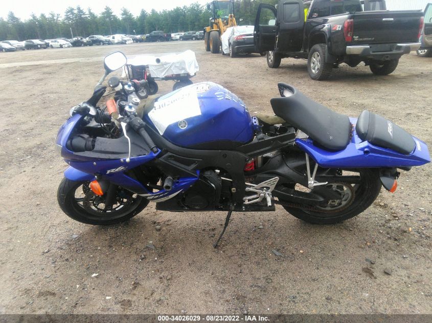 2008 YAMAHA YZFR6 S JYARJ06E88A038990