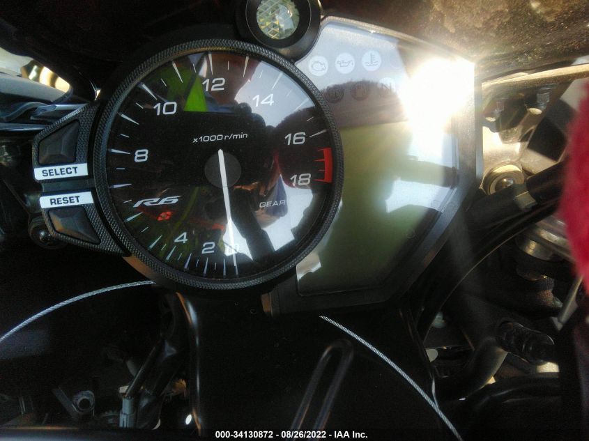 2018 YAMAHA YZFR6 C JYARJ28Y1JA001689