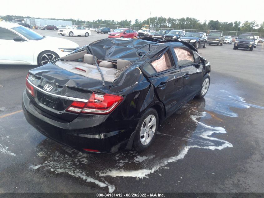 2013 HONDA CIVIC SDN LX 19XFB2F5XDE026542