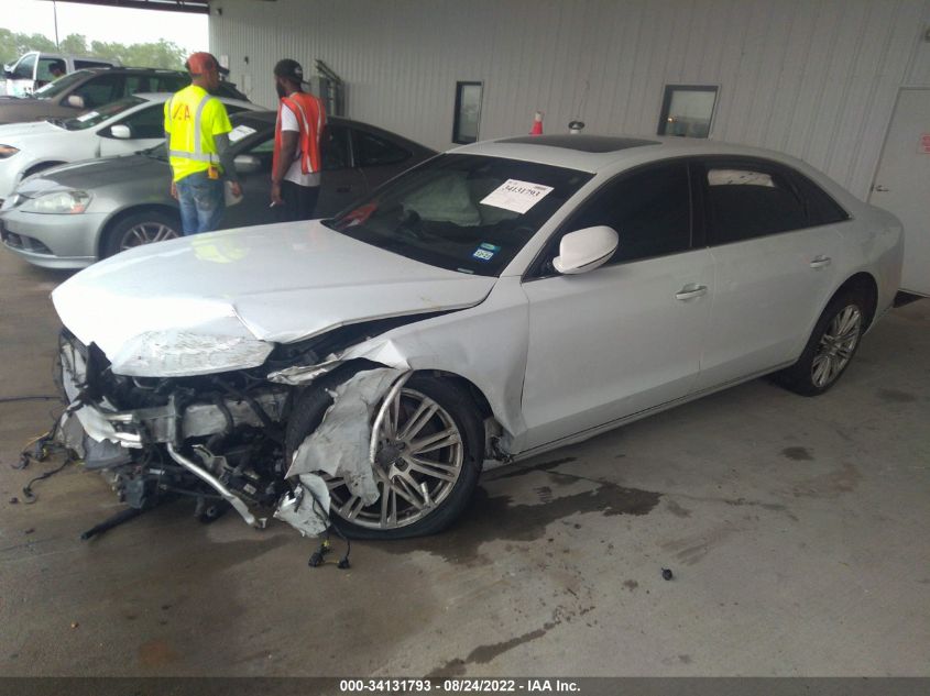 2013 AUDI A8 L 4.0L WAUR2AFD2DN012965