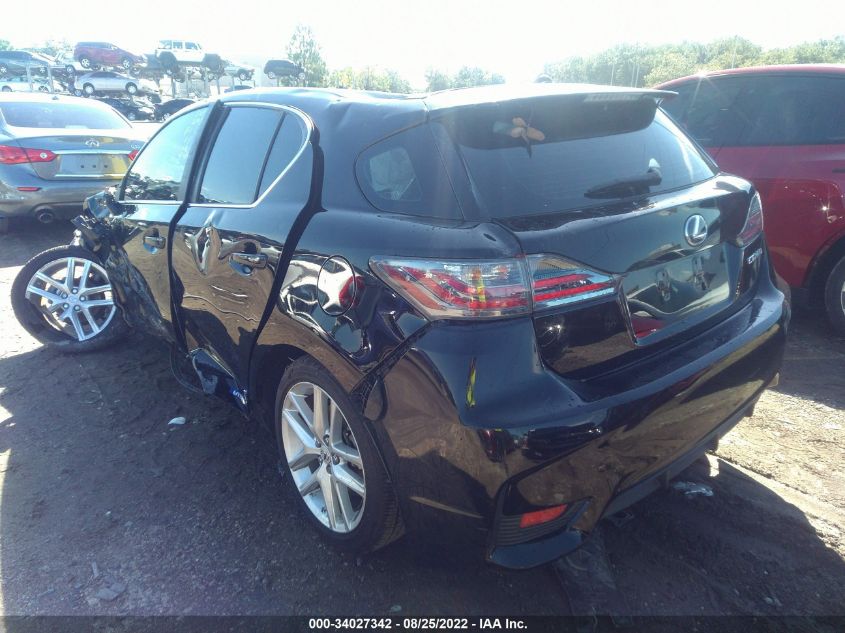 2014 LEXUS CT 200H HYBRID - JTHKD5BH1E2206287