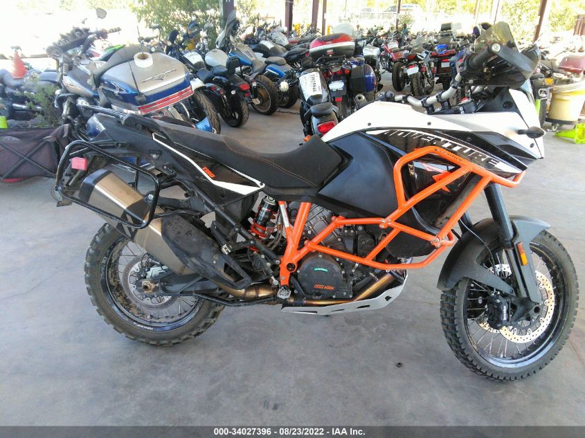 2016 KTM 1190 ADVENTURE R VBKV29405GM936518