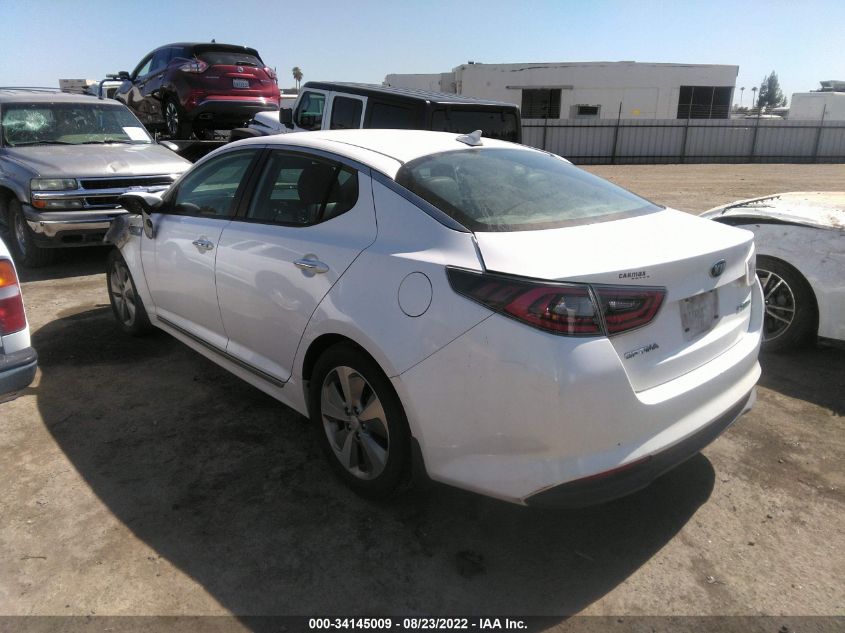 2014 KIA OPTIMA HYBRID EX KNAGN4AD8E5067512