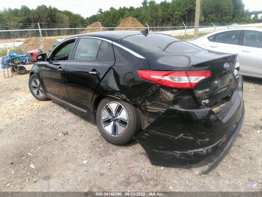 2013 KIA OPTIMA HYBRID LX KNAGM4AD0D5043612