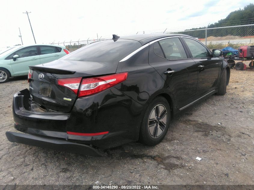 2013 KIA OPTIMA HYBRID LX KNAGM4AD0D5043612