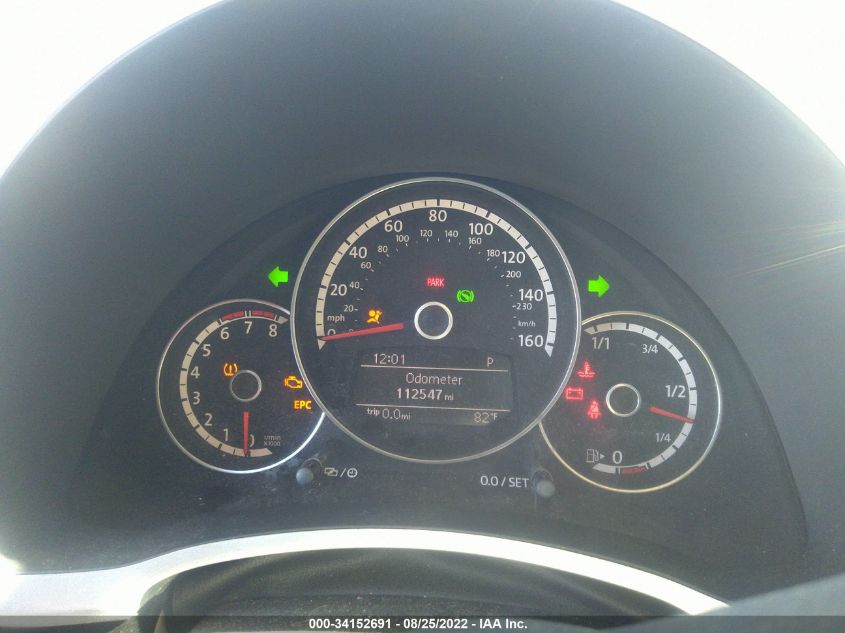 2013 VOLKSWAGEN BEETLE COUPE 2.5L W/SUN 3VWJP7AT8DM659185