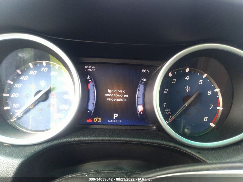 2015 MASERATI GHIBLI ZAM57XSA7F1149388
