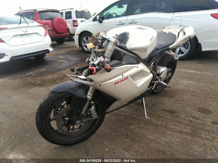 2009 DUCATI 848 ZDM1XBGV89B009015