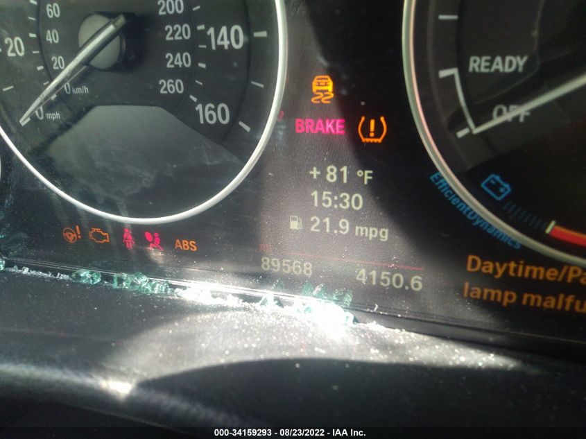 2014 BMW 3 SERIES GRAN TURISMO 328I XDRIVE WBA3X5C58ED557278