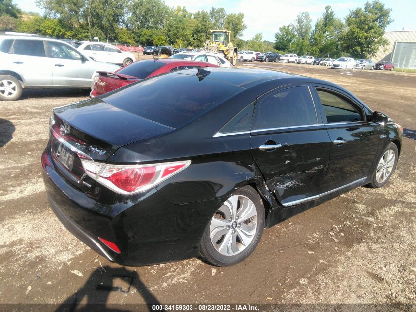 2014 HYUNDAI SONATA HYBRID LIMITED KMHEC4A42EA107568
