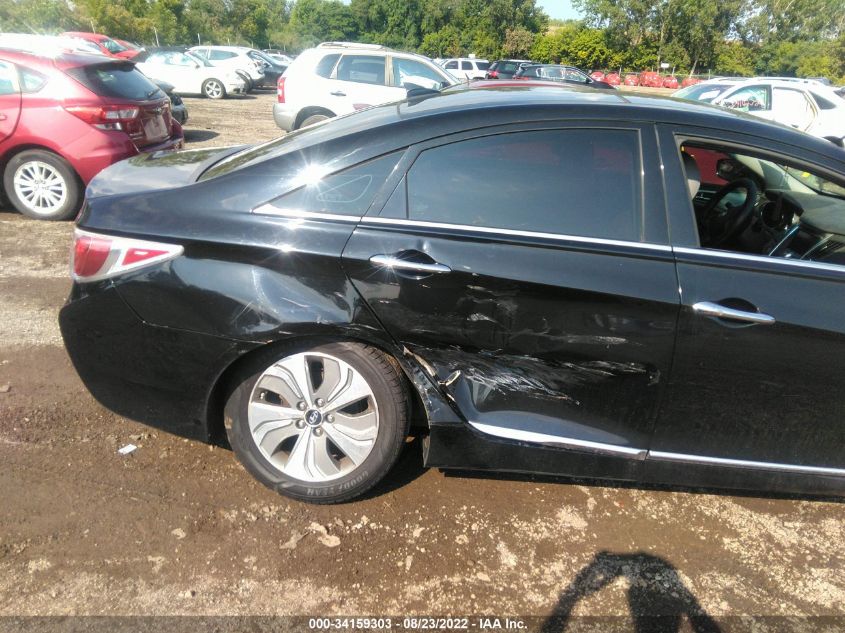 2014 HYUNDAI SONATA HYBRID LIMITED KMHEC4A42EA107568