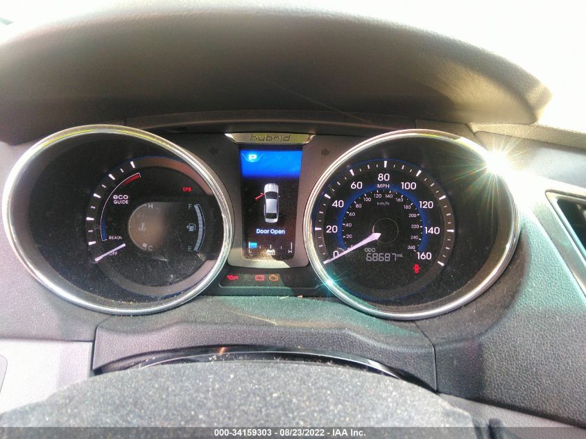 2014 HYUNDAI SONATA HYBRID LIMITED KMHEC4A42EA107568