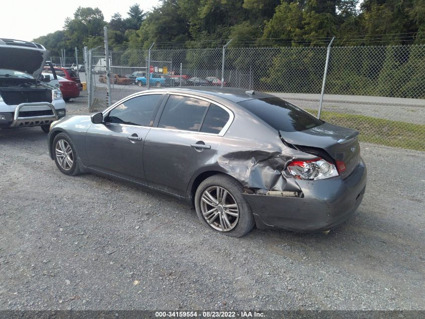2013 INFINITI G37 SEDAN JOURNEY JN1CV6AP5DM721249