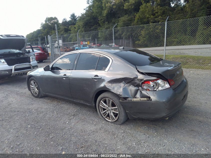 2013 INFINITI G37 SEDAN JOURNEY JN1CV6AP5DM721249
