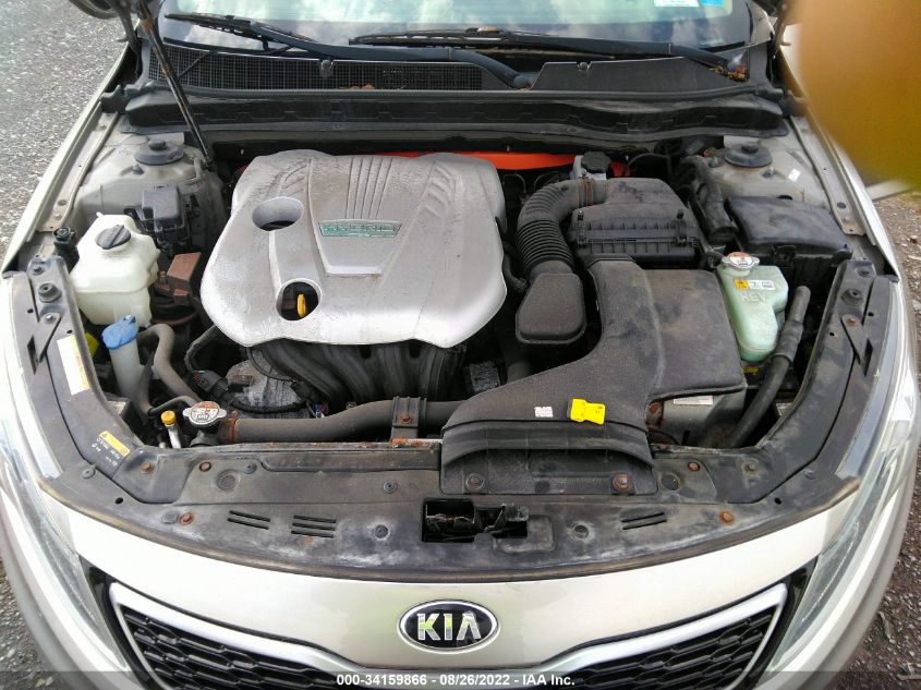 2013 KIA OPTIMA HYBRID EX KNAGM4AD8D5057502