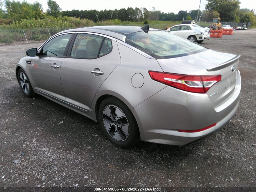 2013 KIA OPTIMA HYBRID EX KNAGM4AD8D5057502