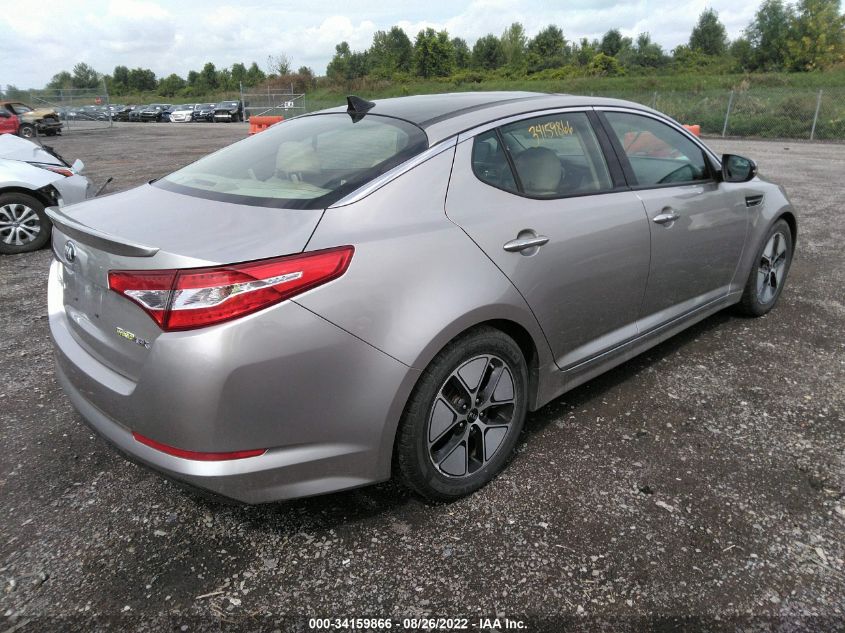 2013 KIA OPTIMA HYBRID EX KNAGM4AD8D5057502