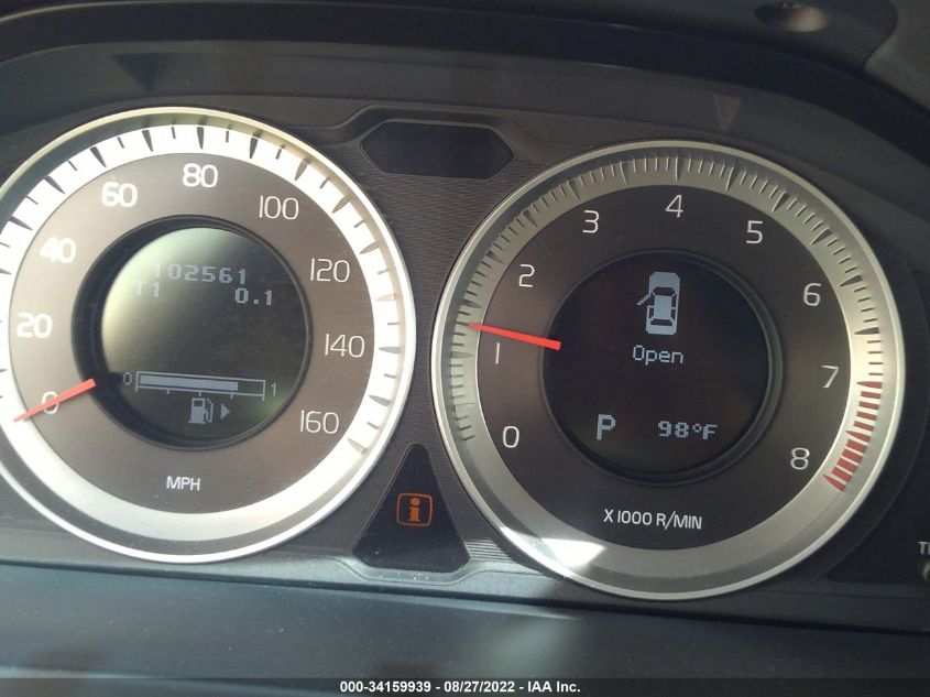 2013 VOLVO S60 T5 YV1612FS7D1231497