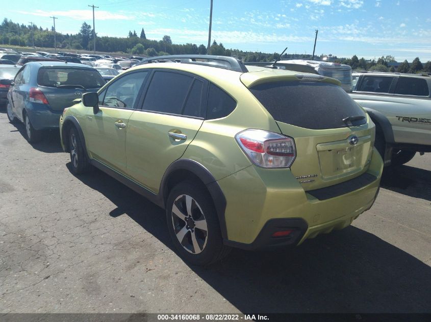 2014 SUBARU XV CROSSTREK HYBRID TOURING JF2GPBKC8EH325759