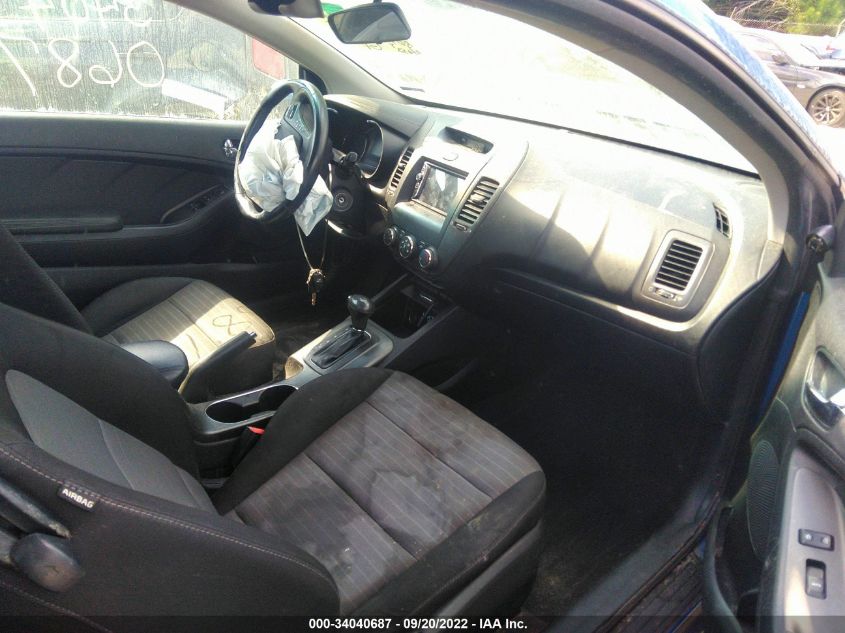 2015 KIA FORTE KOUP EX KNAFX6A8XF5261299
