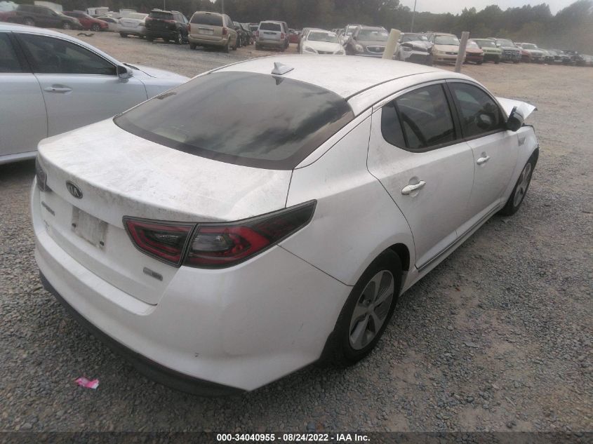 2015 KIA OPTIMA HYBRID KNAGM4AD6F5089495