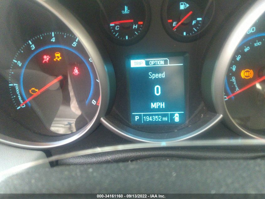 2013 CHEVROLET CRUZE LS 1G1PA5SH7D7109394
