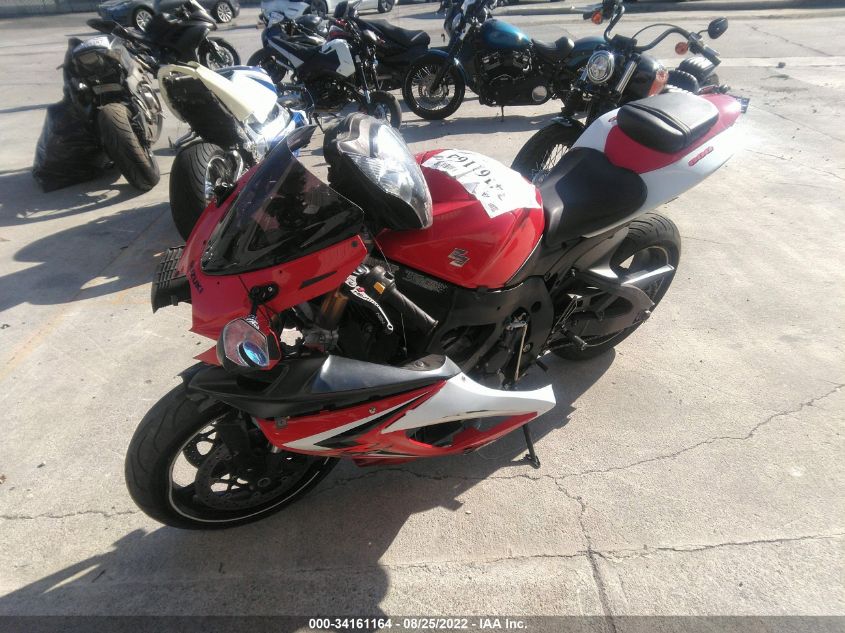 2007 SUZUKI GSX-R600 JS1GN7DA072103908