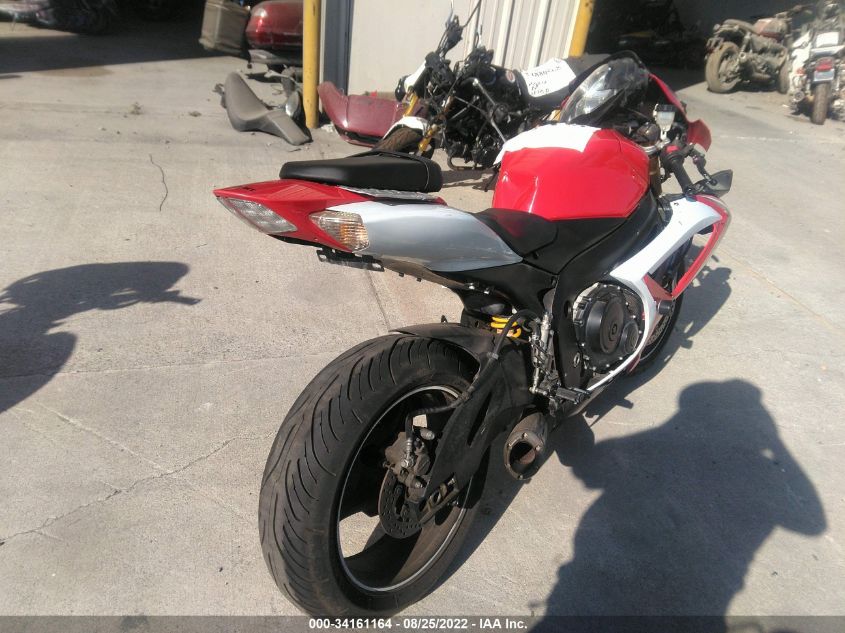 2007 SUZUKI GSX-R600 JS1GN7DA072103908