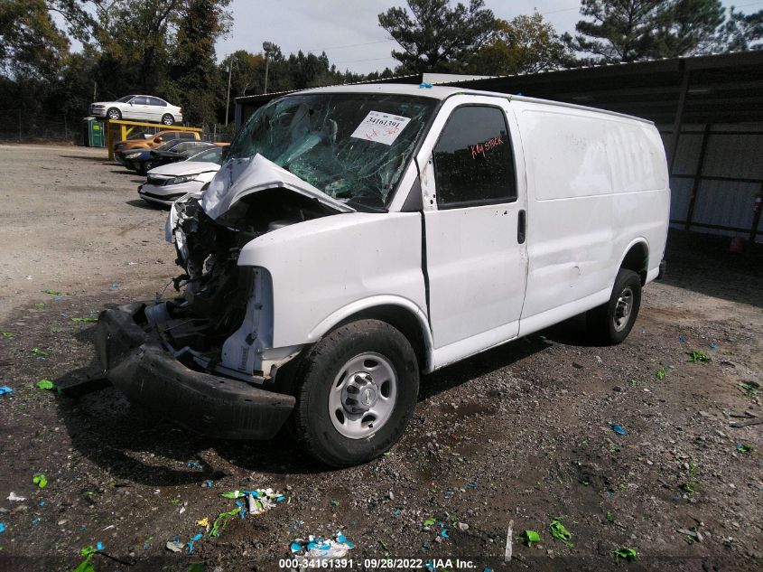 2015 CHEVROLET EXPRESS CARGO VAN 1GCWGFCF9F1222712