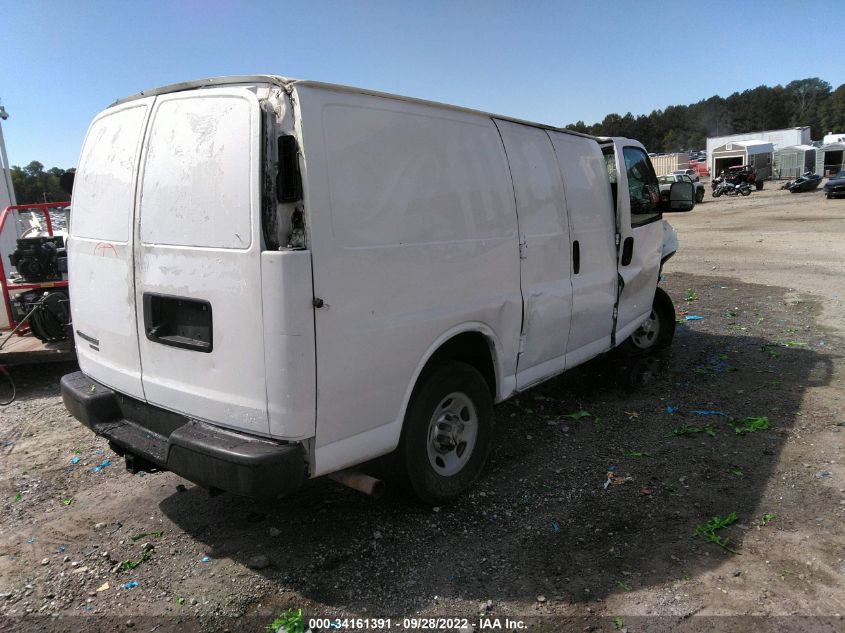 2015 CHEVROLET EXPRESS CARGO VAN 1GCWGFCF9F1222712
