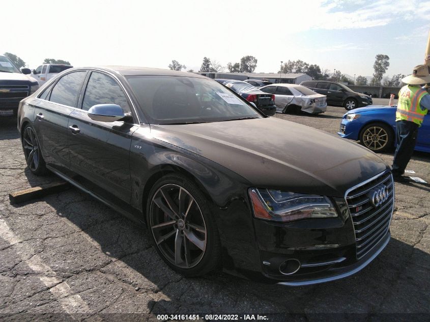 2013 AUDI S8 WAUD2AFD9DN007708