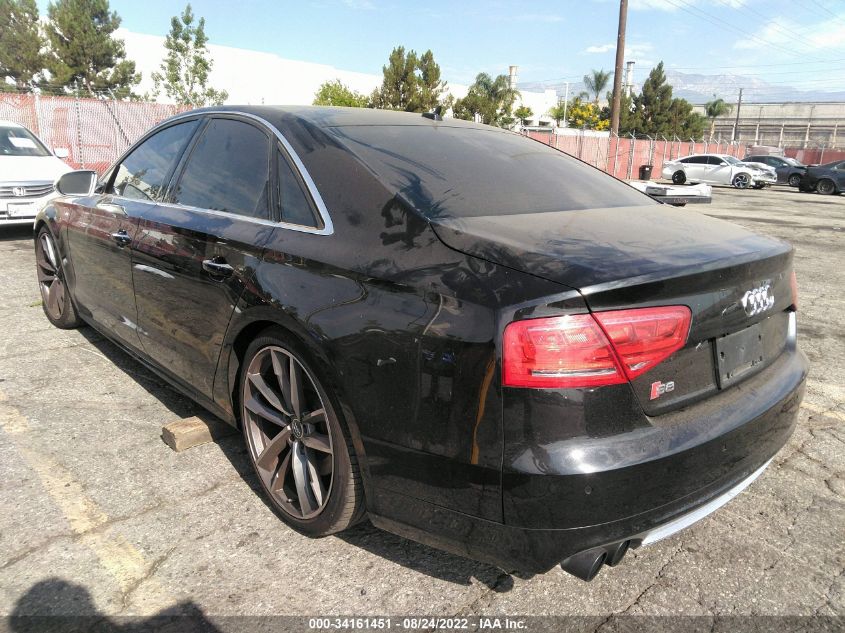 2013 AUDI S8 WAUD2AFD9DN007708