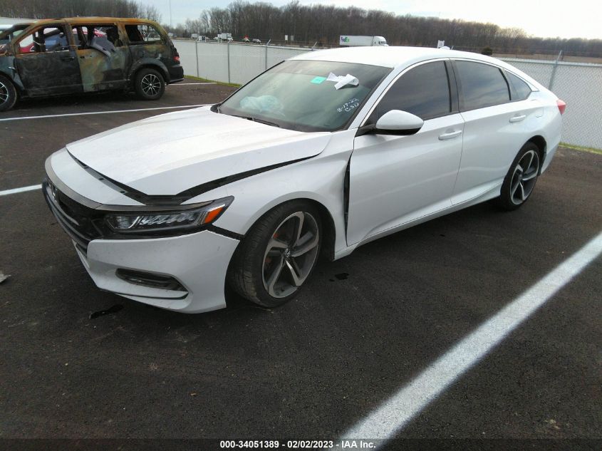 2020 HONDA ACCORD SEDAN SPORT - 1HGCV1F37LA041313
