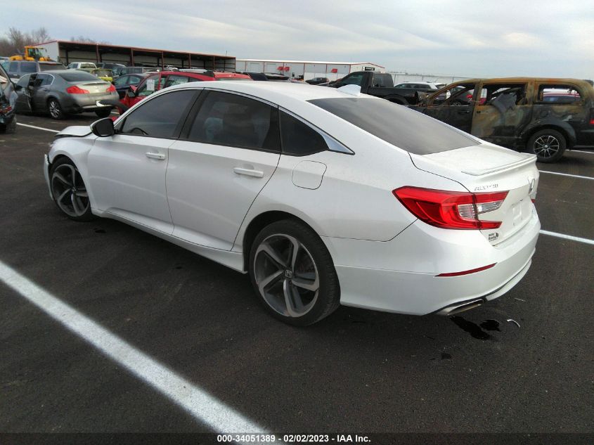 2020 HONDA ACCORD SEDAN SPORT - 1HGCV1F37LA041313