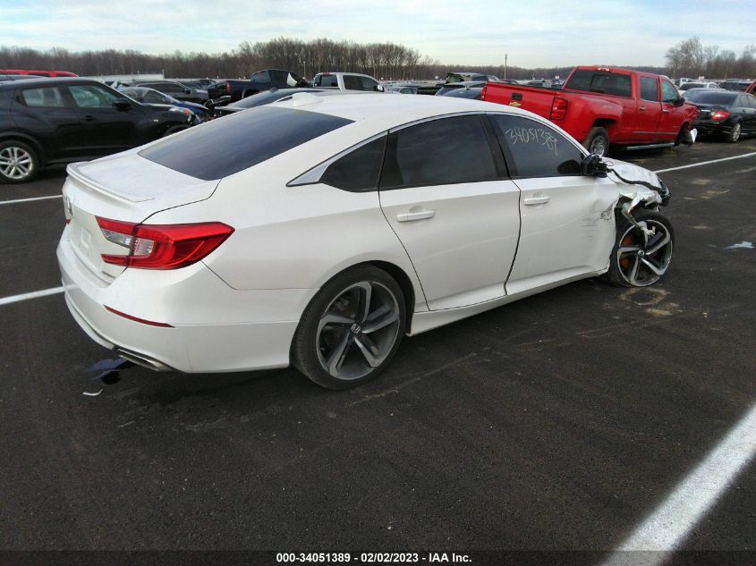 2020 HONDA ACCORD SEDAN SPORT - 1HGCV1F37LA041313