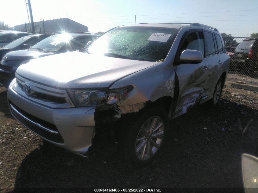 2013 TOYOTA HIGHLANDER HYBRID LIMITED JTEDC3EHXD2016740