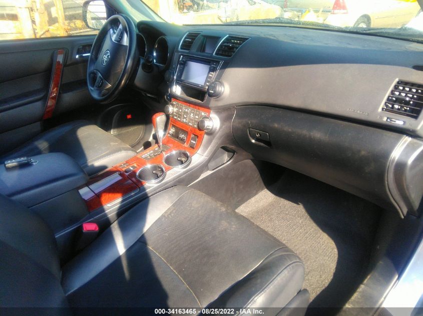 2013 TOYOTA HIGHLANDER HYBRID LIMITED JTEDC3EHXD2016740