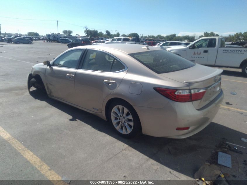 2014 LEXUS ES 300H HYBRID JTHBW1GG0E2054795