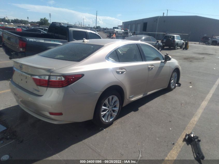 2014 LEXUS ES 300H HYBRID JTHBW1GG0E2054795