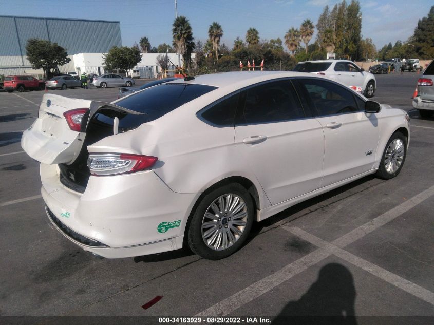 2014 FORD FUSION ENERGI SE LUXURY 3FA6P0PU1ER212482